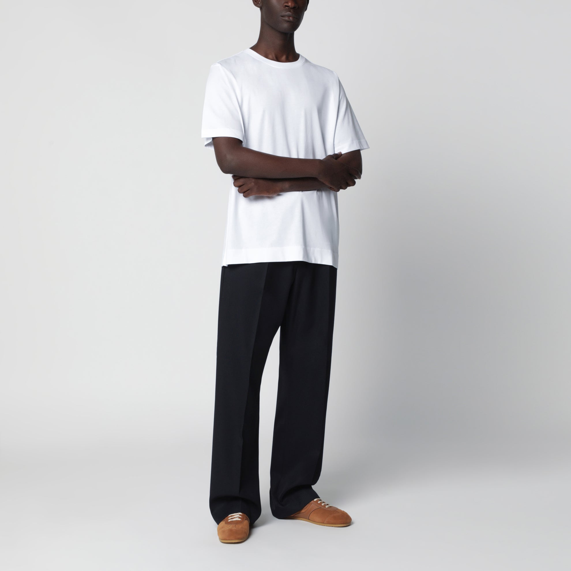 T-shirt bianca in cotone