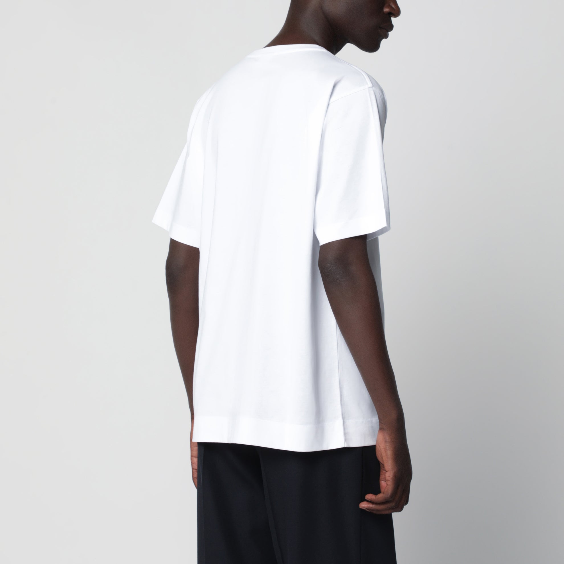 T-shirt bianca in cotone