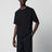 T-shirt nera in cotone