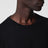 T-shirt nera in cotone