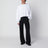 T-shirt a maniche lunghe bianca in cotone
