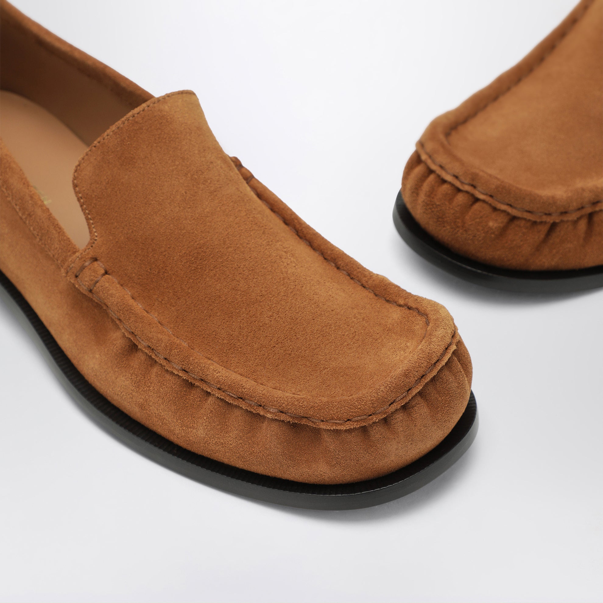 Mocassins en daim marron