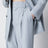 Light blue trousers in viscose blend