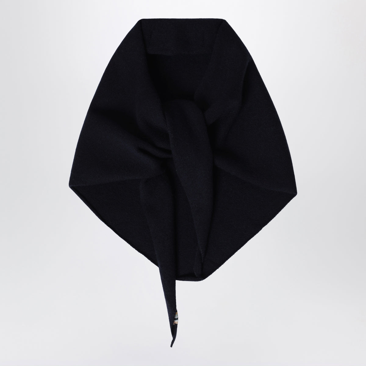 Bandana n°35 blu navy in cashmere