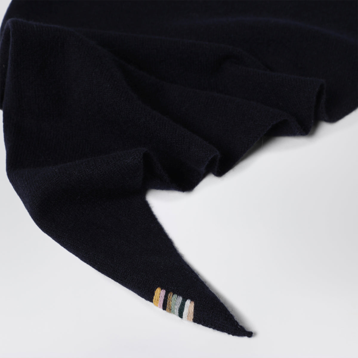 Bandana n°35 blu navy in cashmere