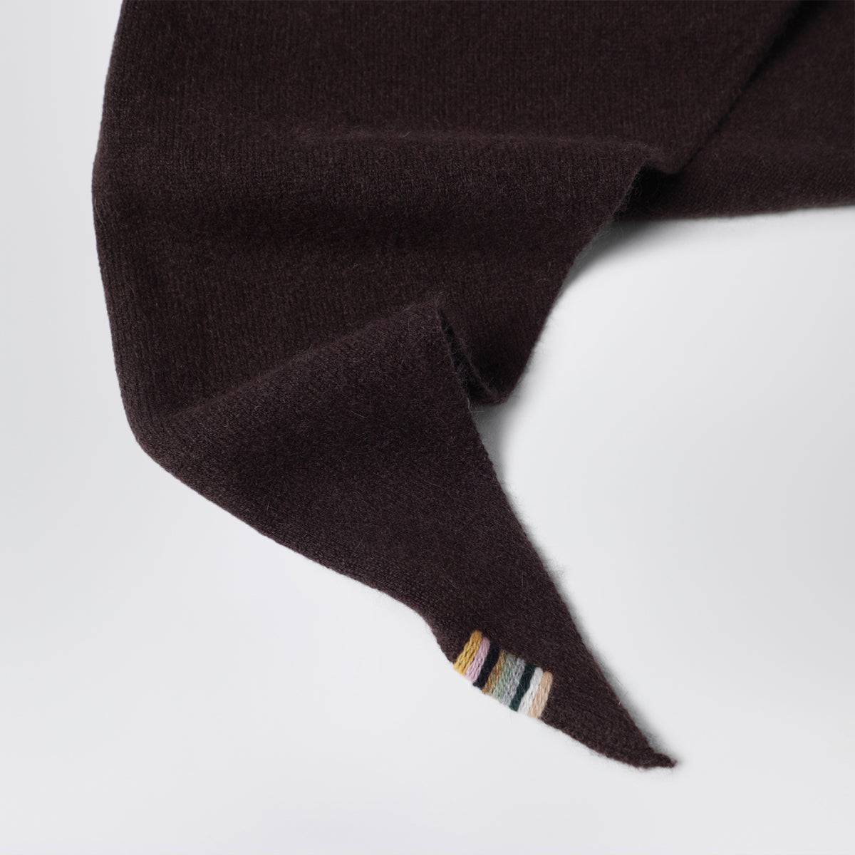 Dark brown cashmere bandana no. 35