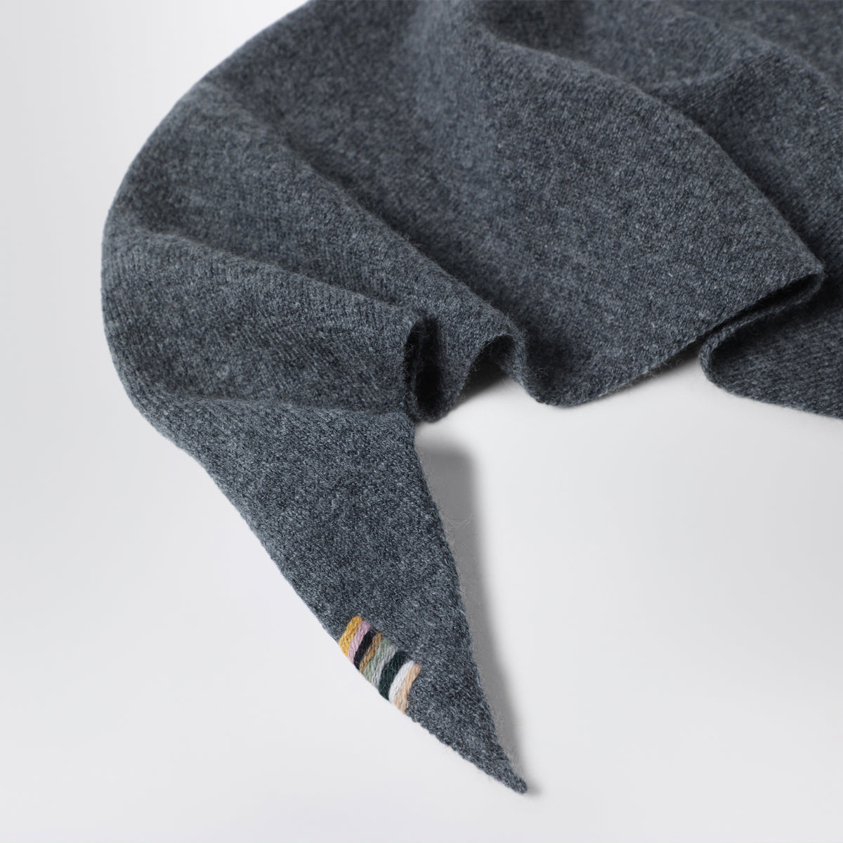 Dark grey N°35 Bandana in cashmere