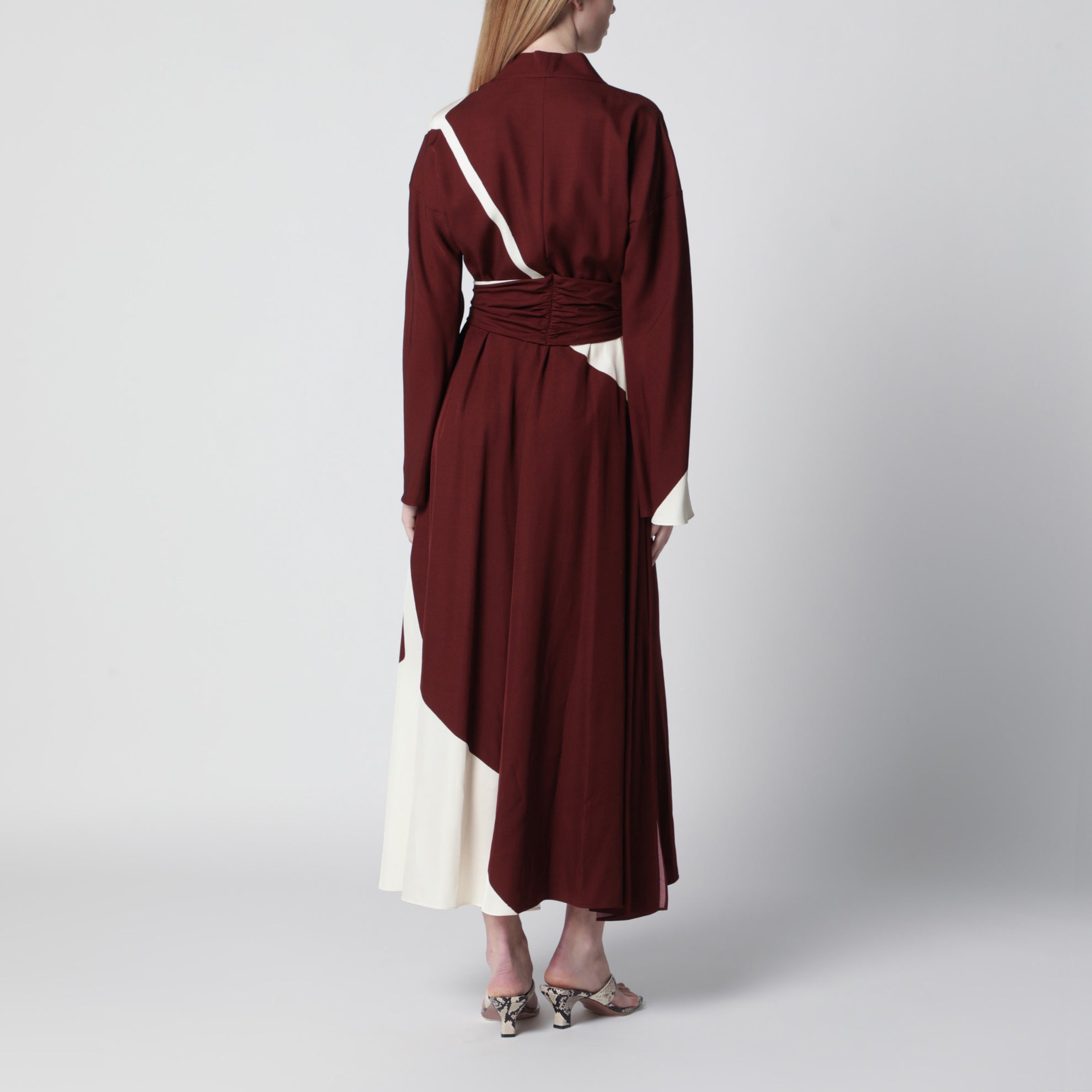Bedrucktes Kleid aus Viskose-Twill