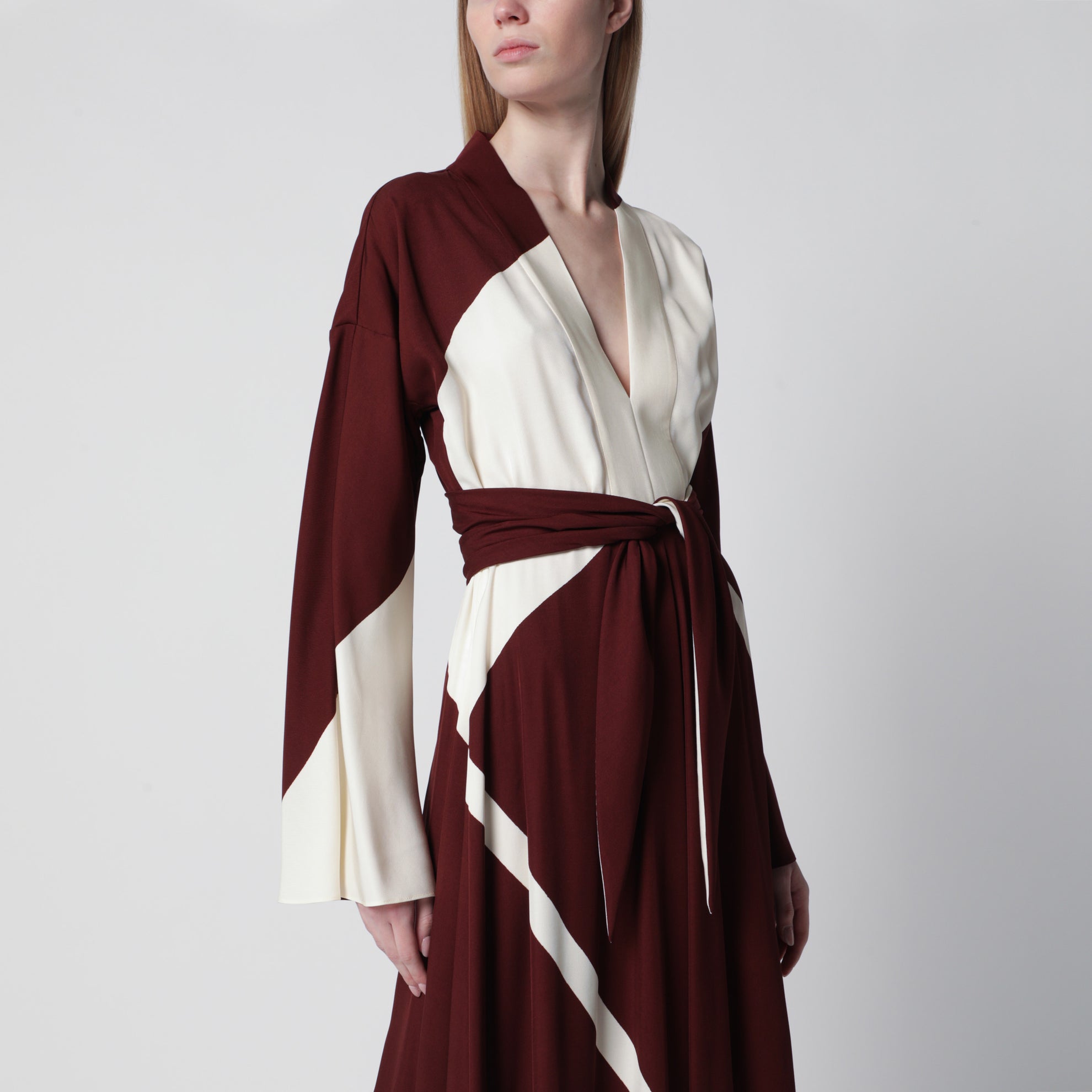 Bedrucktes Kleid aus Viskose-Twill