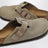 Sabots Boston taupe en daim