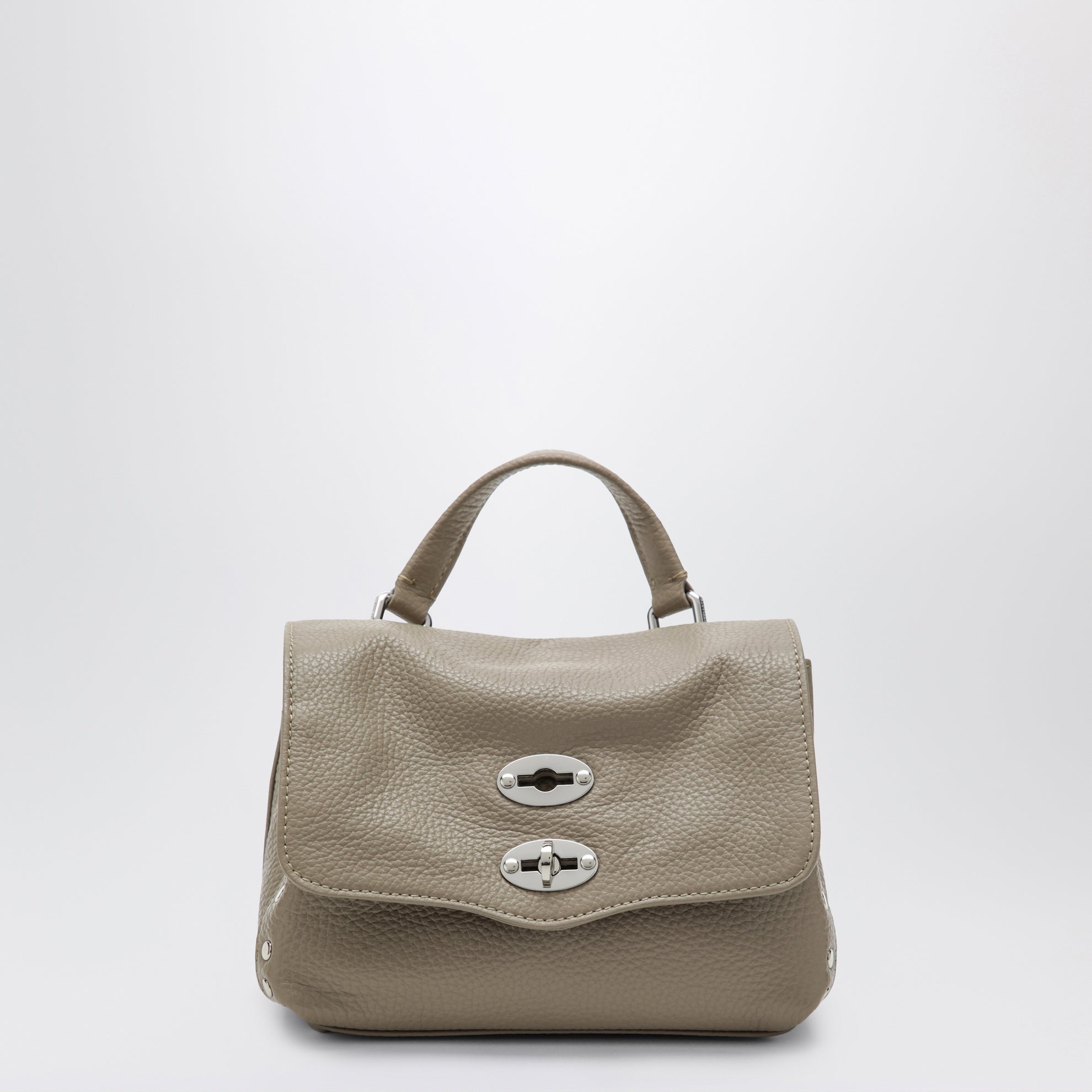 Kleine Postina-Tasche in Lehmfarbe