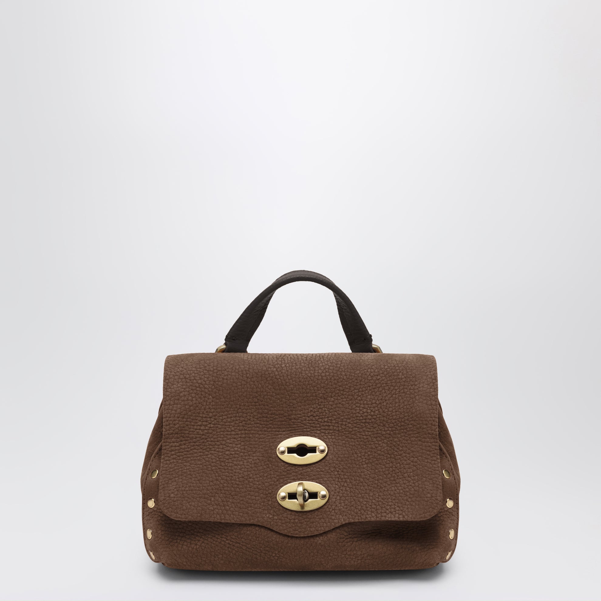 Sac Postina Baby en nubuck marron