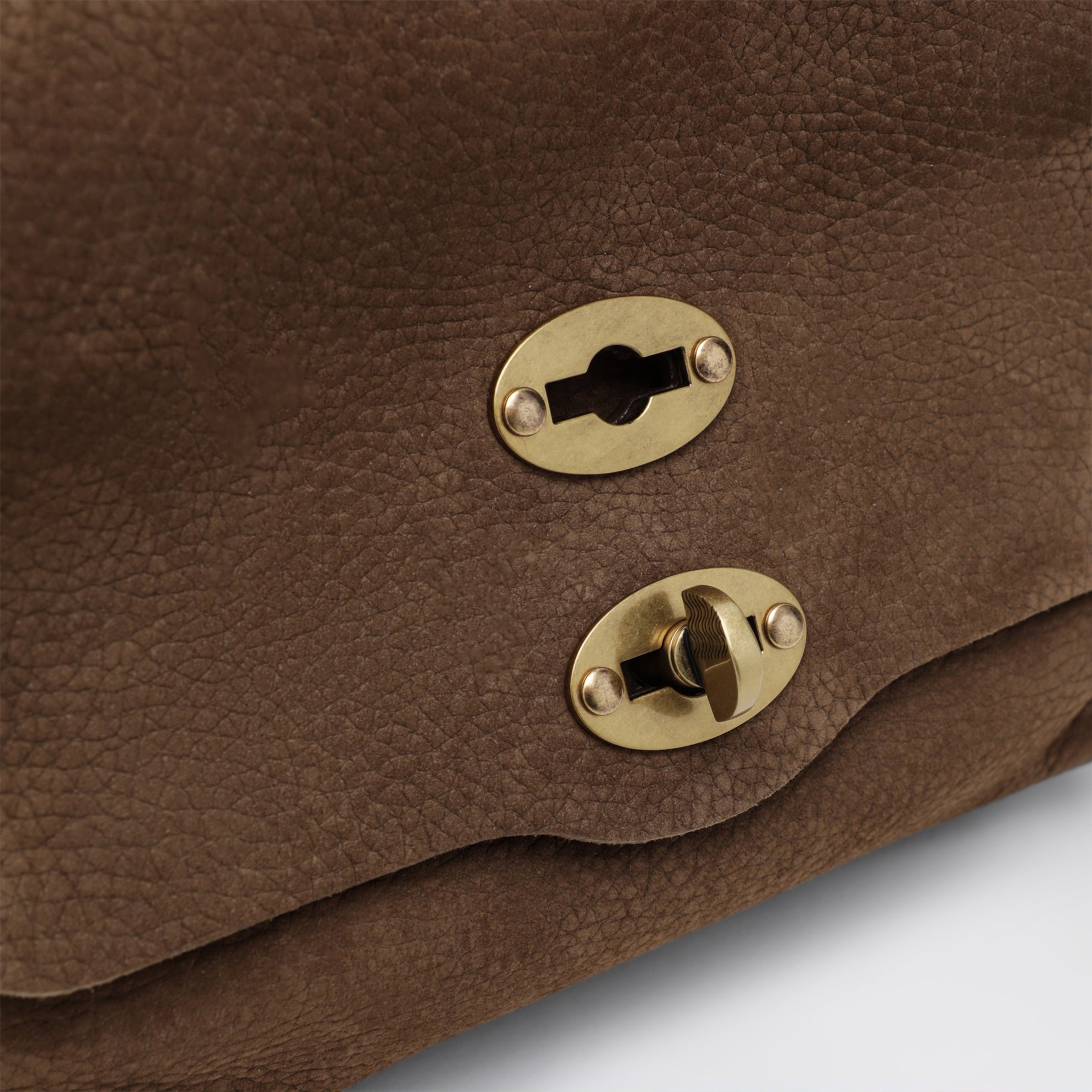 Sac Postina Baby en nubuck marron