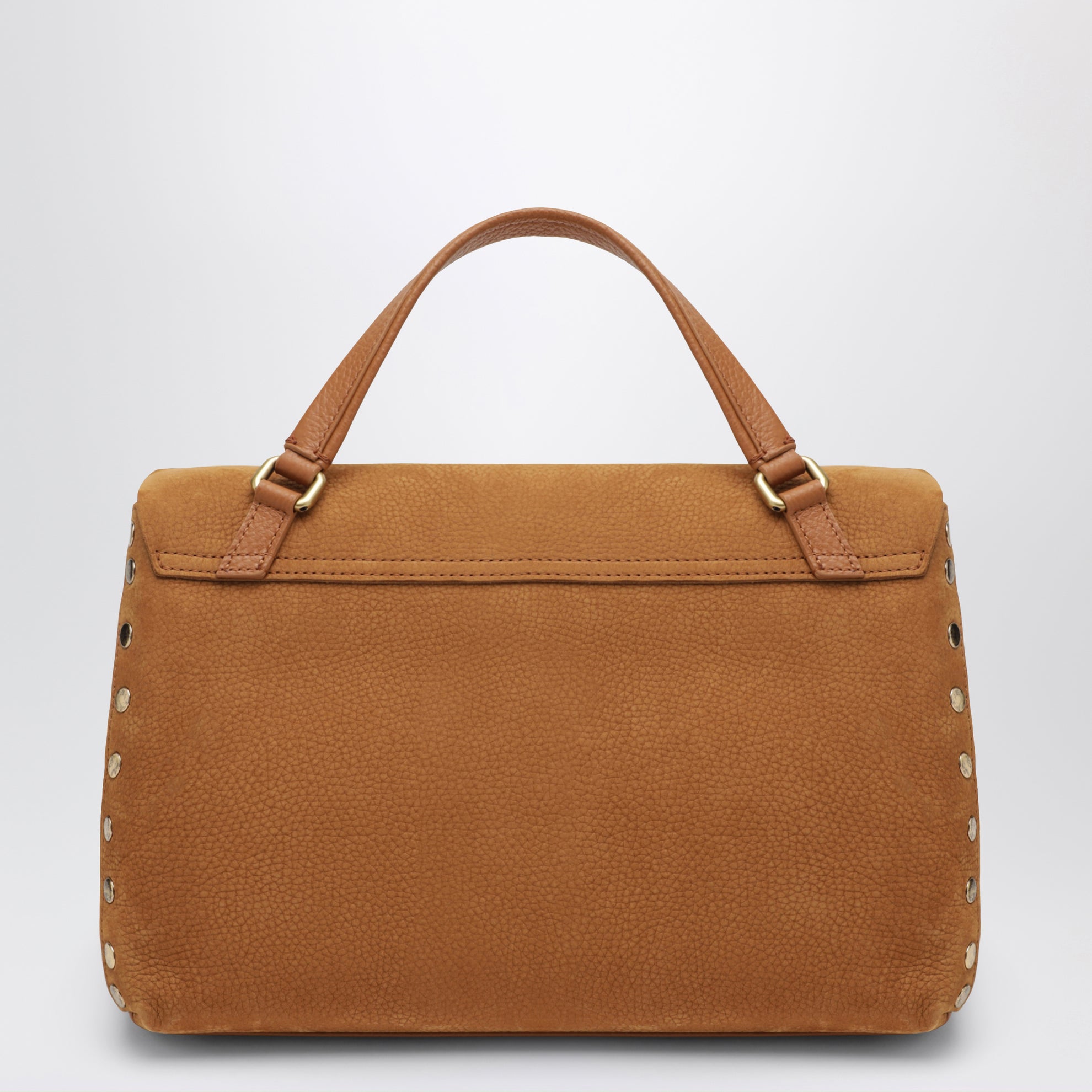 Small Postina bag in Brandy nubuck