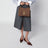 Borsa Postina piccola marrone in nabuk