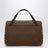 Borsa Postina piccola marrone in nabuk