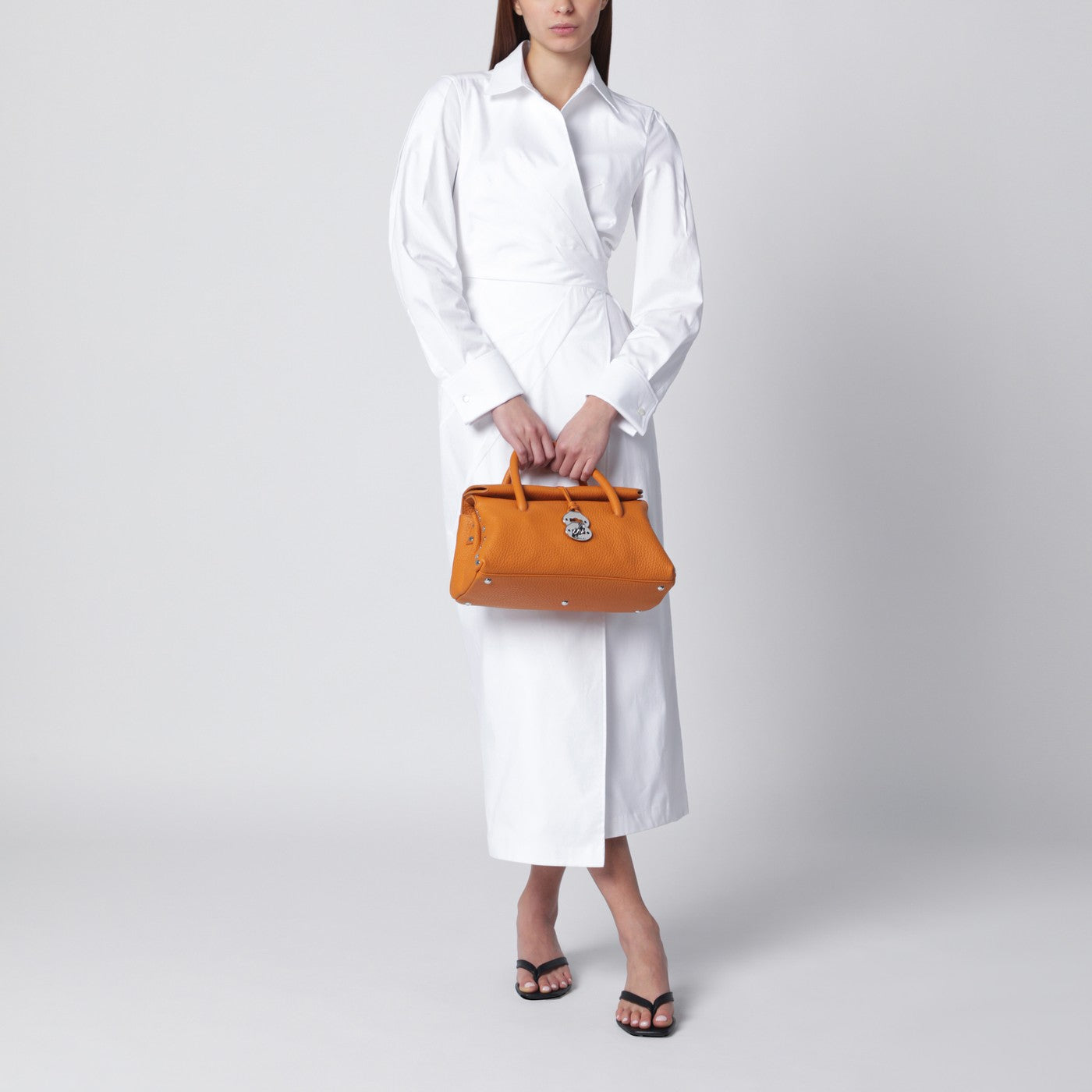 Dotta Centauro small tote bag in orange