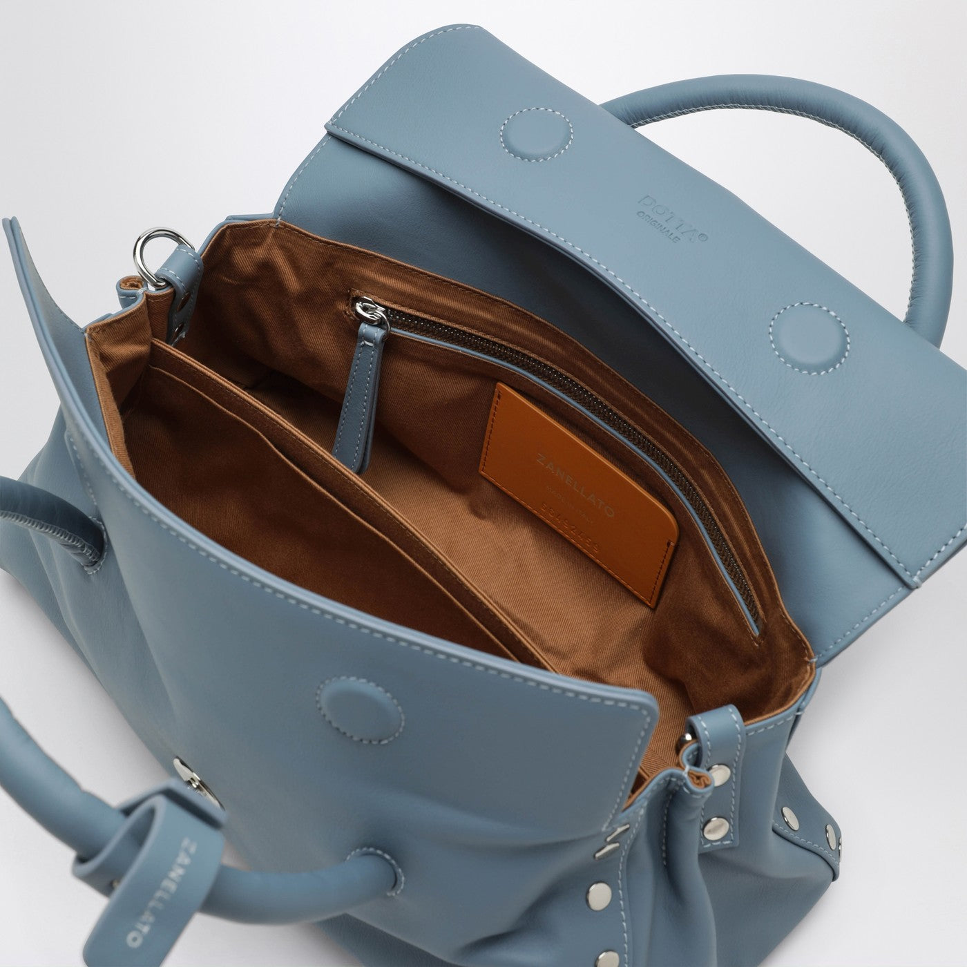 Borsa tote Dotta Centauro piccola azzurra