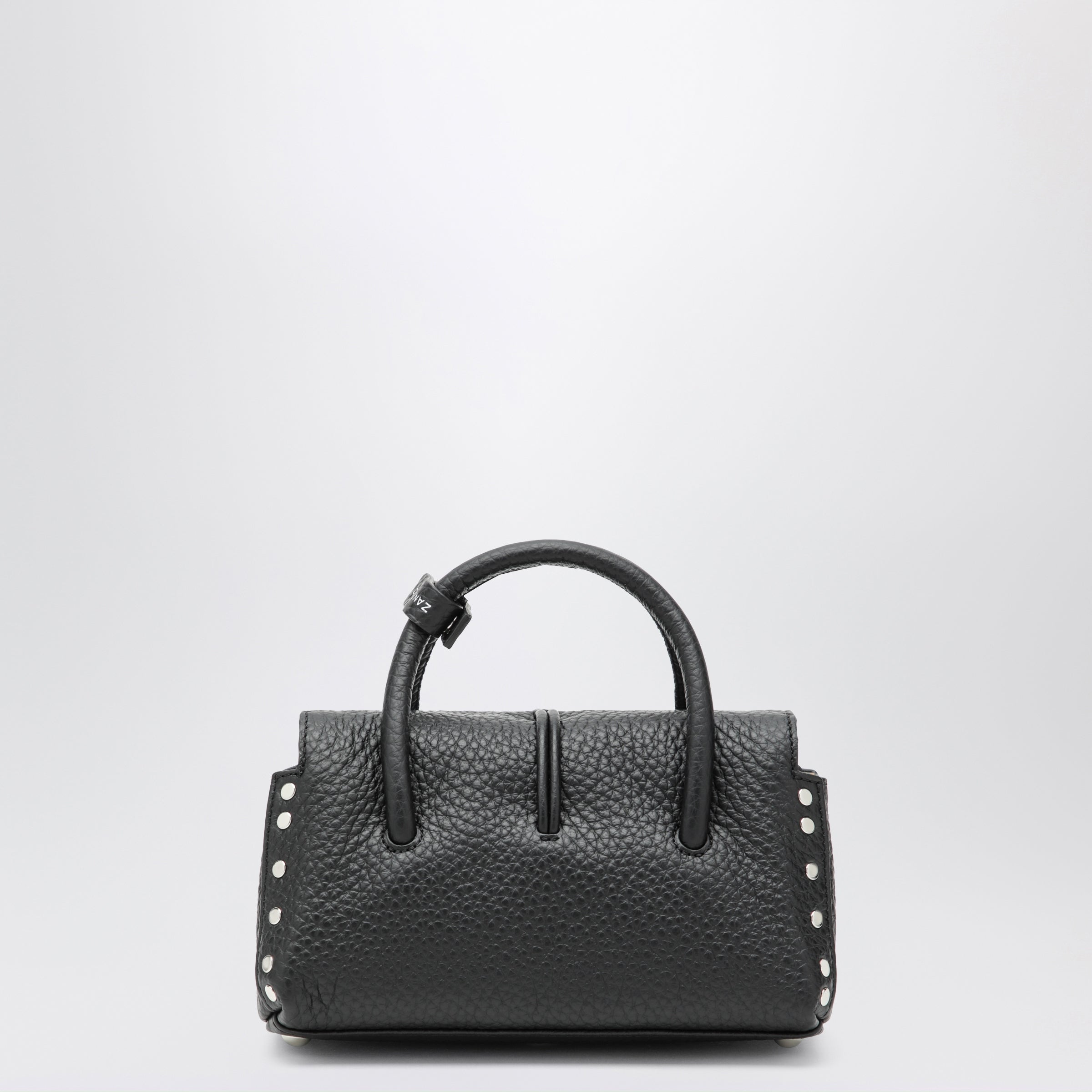 Zanellato Dotta Baby black grained leather bag | TheDoubleF