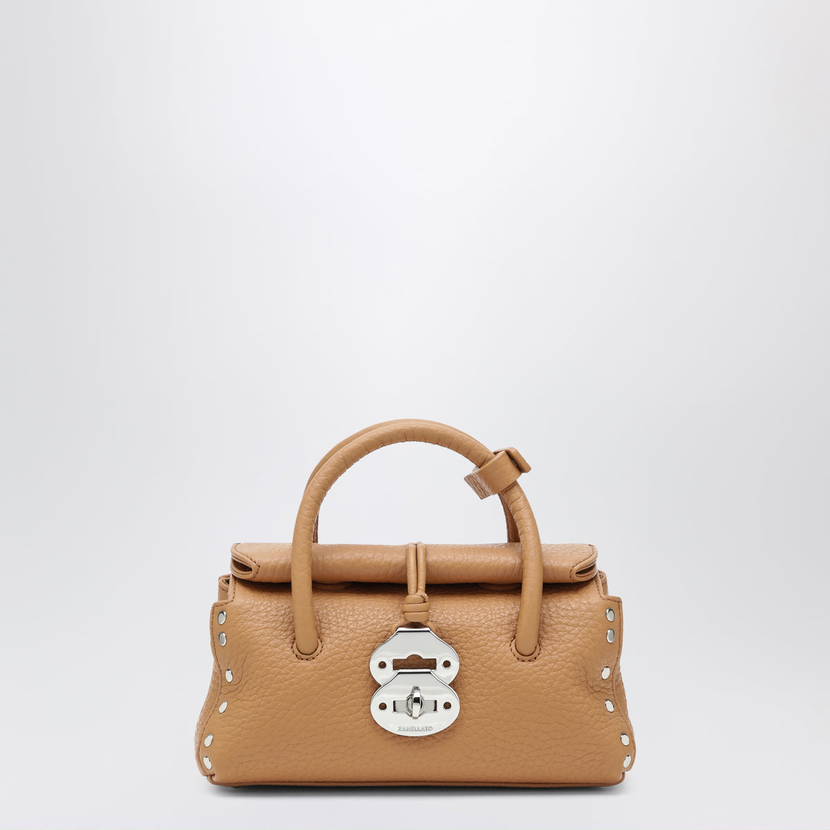 Zanellato Dotta Baby amaretto grained leather bag | TheDoubleF
