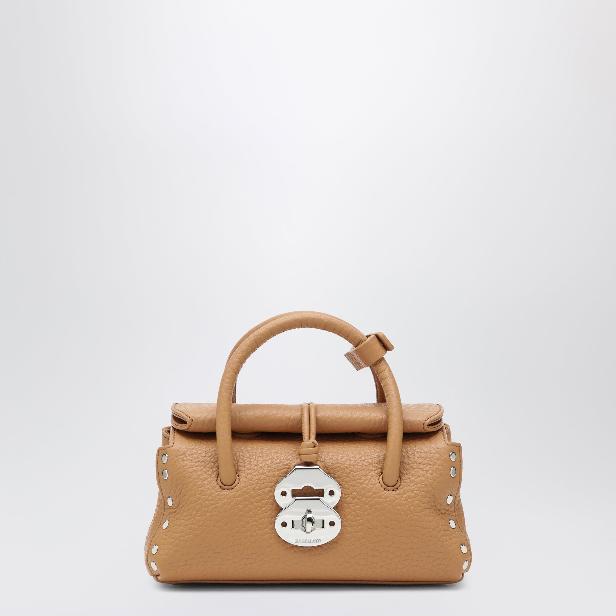 Dotta Baby Tasche in Amaretto aus genarbtem Leder