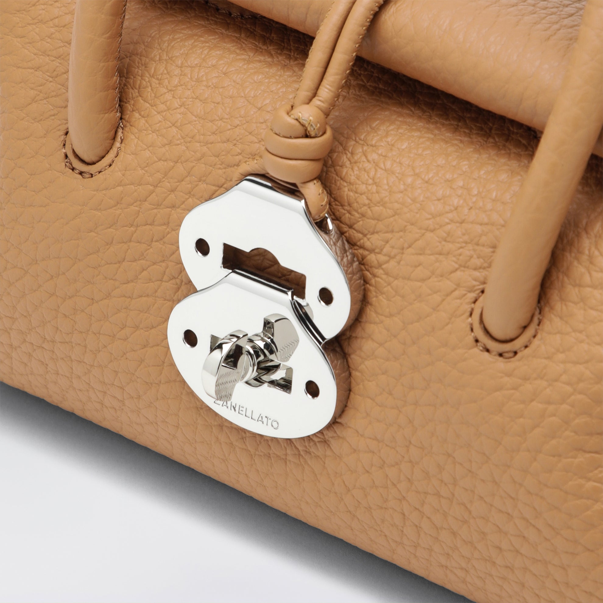 Dotta Baby Tasche in Amaretto aus genarbtem Leder