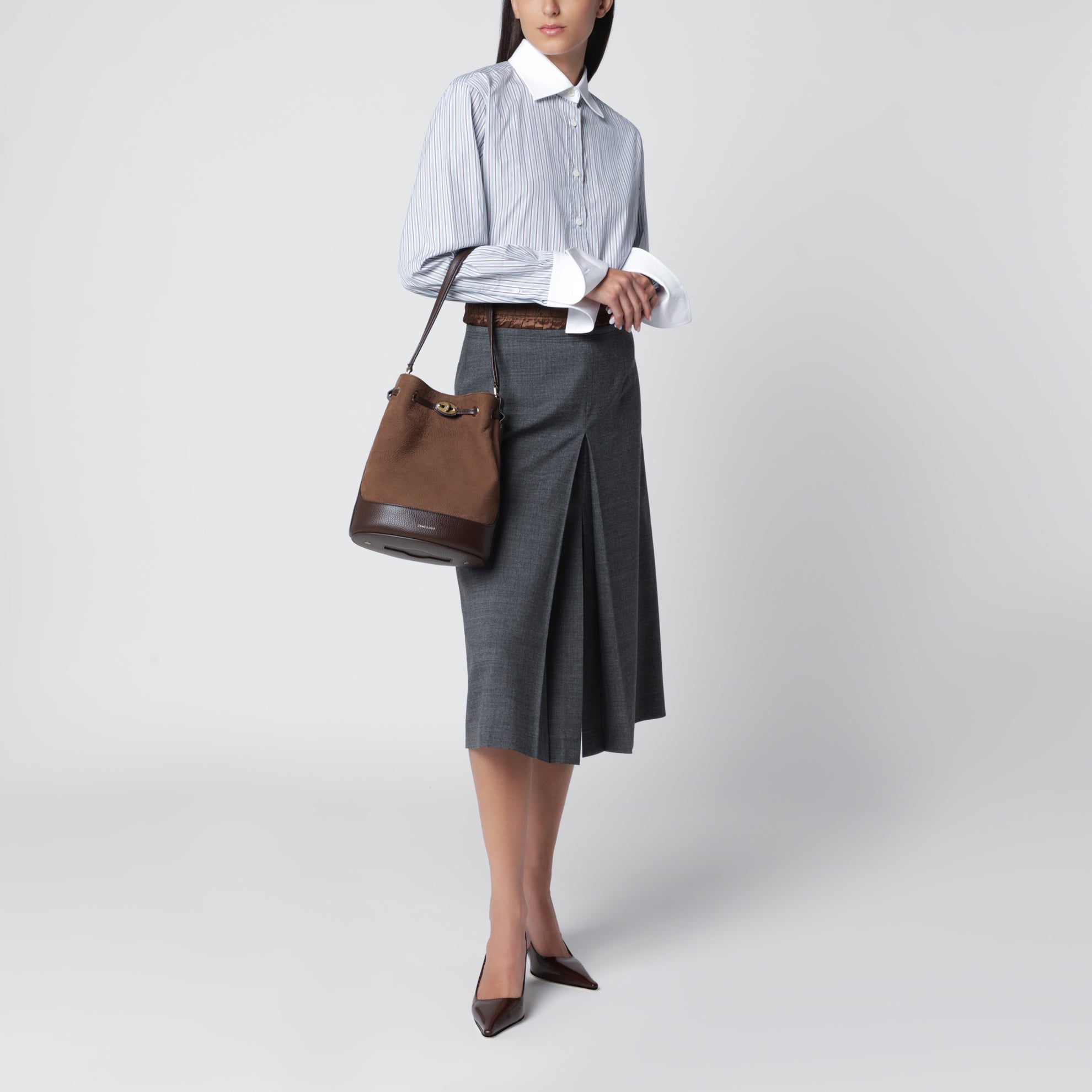 Sac Mondà en nubuck marron