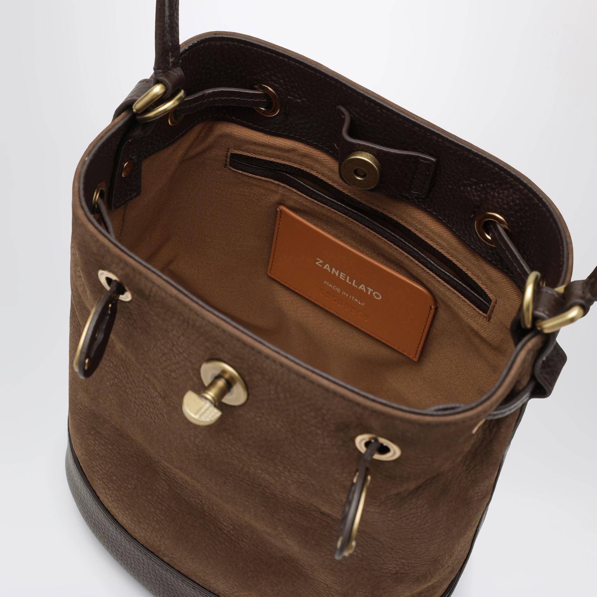 Sac Mondà en nubuck marron