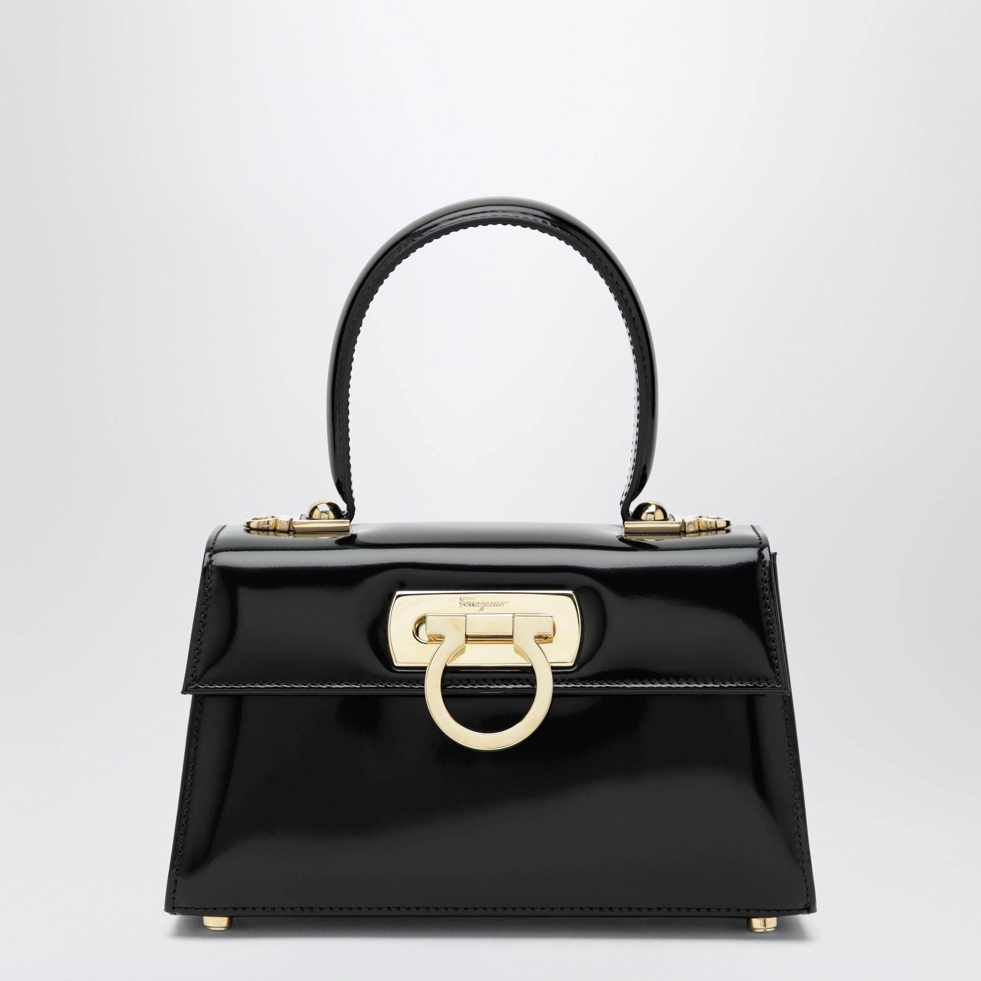 Borsa Iconic Top Handle nera
