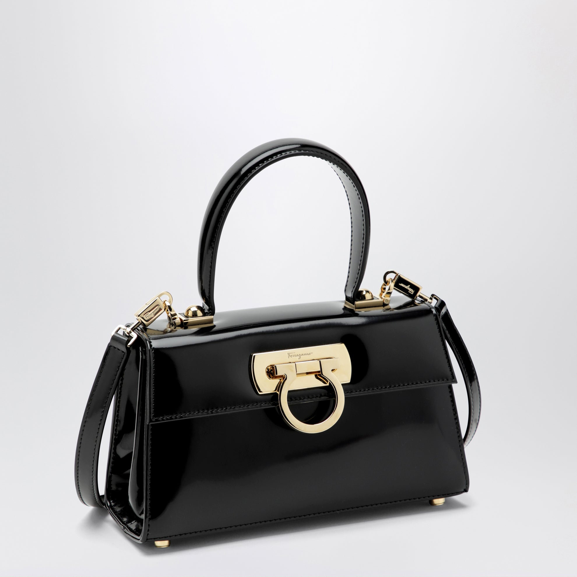 Borsa Iconic Top Handle nera