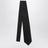 Cravatta jacquard nera in seta