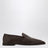 Dark brown leather loafer