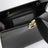Mini clutch doppio Gancini nera