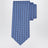 Blue/Light Blue Gancini Print Silk Tie