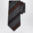 Grey/Bordeaux Regimental Jacquard Tie