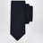 Cravatta in seta e cotone piquet blu navy