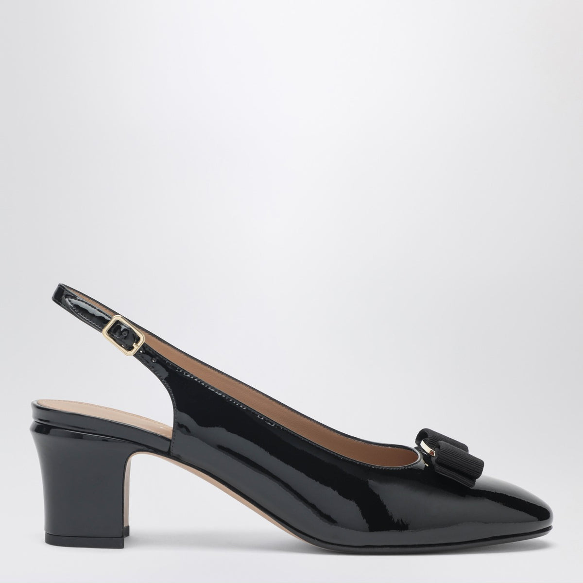 Slingback fiocco Vara nera