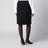 Black wool and mohair skirt