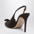Escarpins slingback Vara à nœud Marron foncé