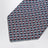 Dark blue Gancini silk jacquard tie