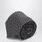 Brown silk tie with Gancini print
