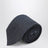 Dark blue Gancini silk jacquard tie