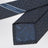 Dark blue Gancini silk jacquard tie
