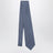 Cravate Gancini bleue en soie jacquard