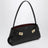 Hug East-West black/burgundy calfskin shoulder bag