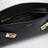 Hug East-West navy/dark brown calfskin shoulder bag