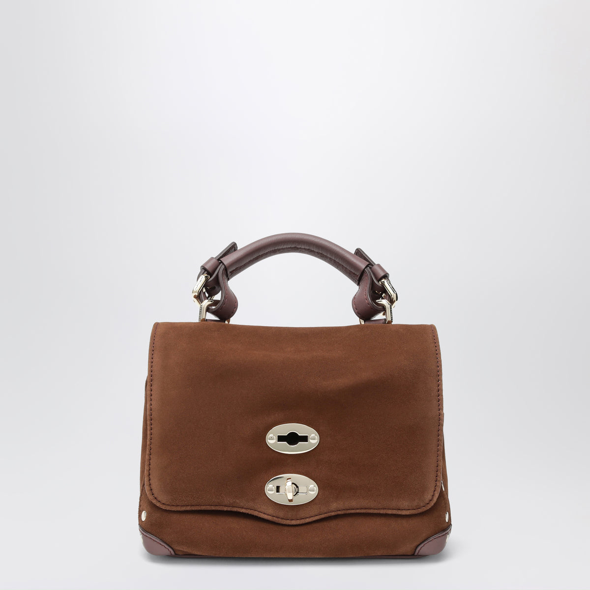 Brown Postina Zashmere XS bag in suede