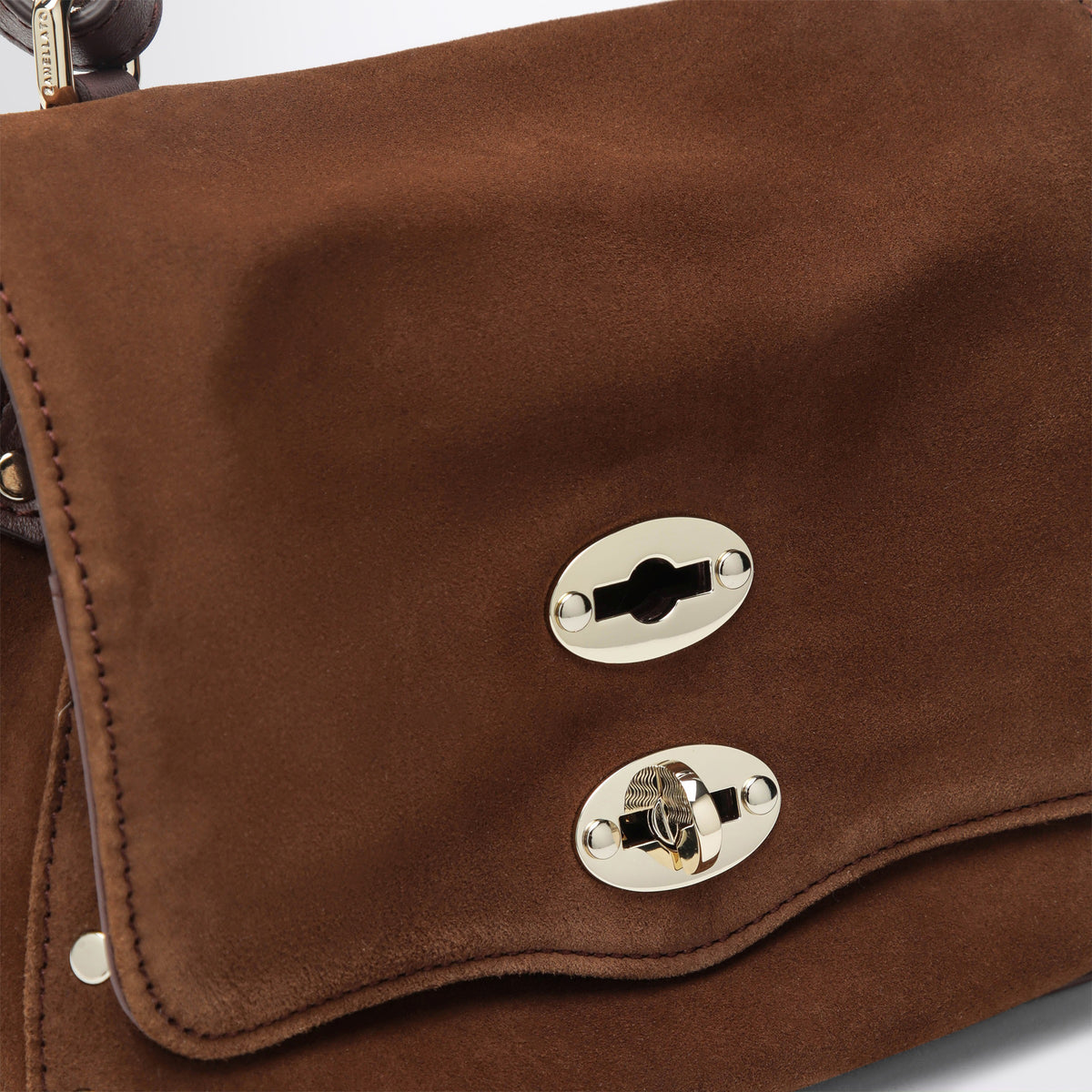Brown Postina Zashmere XS bag in suede