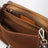 Braune Postina Zashmere S Tasche aus Veloursleder