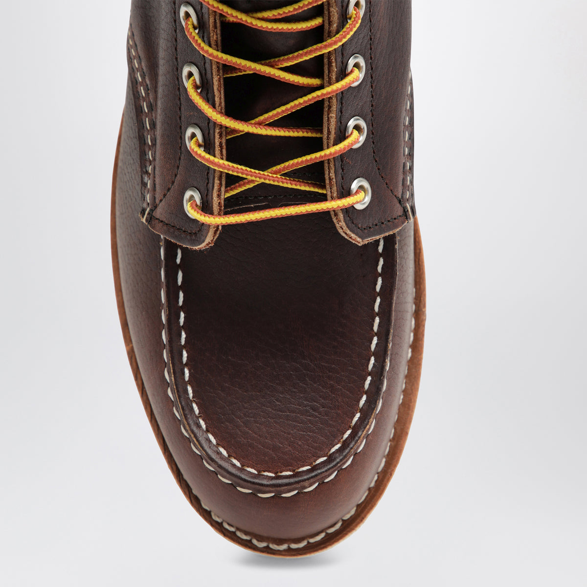 Brown Classic Moc 6-Inch boots in leather